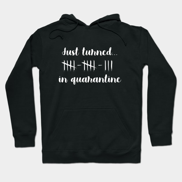 Just Turned 13 In Quarantine Humor Birthday Hoodie by MarkdByWord